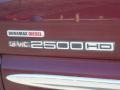 2001 Dark Toreador Red Metallic GMC Sierra 2500HD SLE Crew Cab 4x4  photo #34