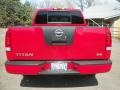 2007 Red Alert Nissan Titan XE Crew Cab  photo #3