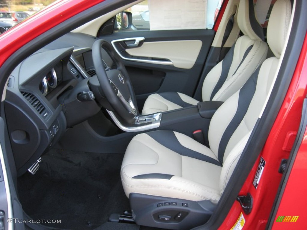 R Design Soft Beige/Black Inlay Interior 2012 Volvo XC60 T6 R-Design Photo #63347133
