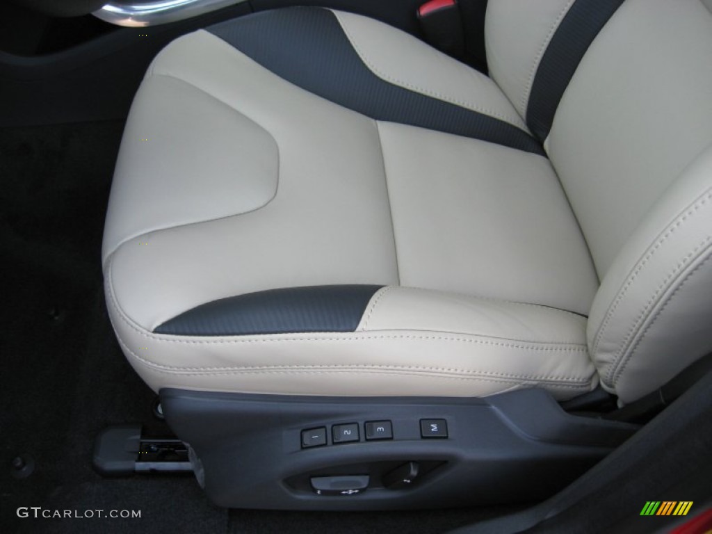 R Design Soft Beige/Black Inlay Interior 2012 Volvo XC60 T6 R-Design Photo #63347144