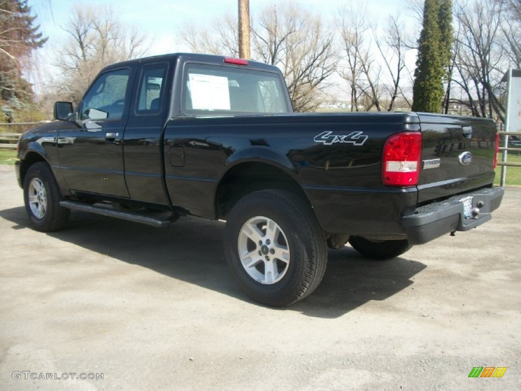 2006 Ranger XLT SuperCab 4x4 - Black / Medium Dark Flint photo #4