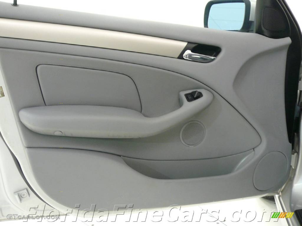 2002 3 Series 325i Sedan - Titanium Silver Metallic / Grey photo #11