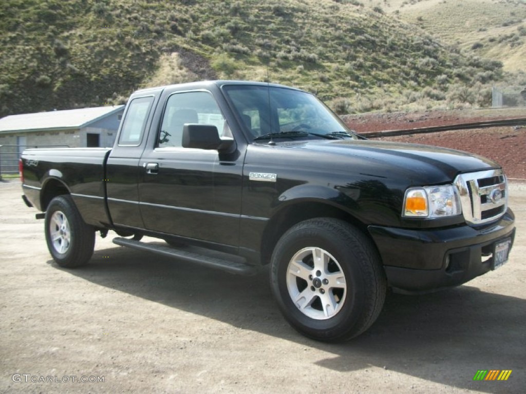 2006 Ranger XLT SuperCab 4x4 - Black / Medium Dark Flint photo #33