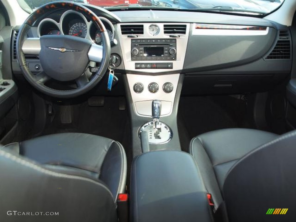 2010 Chrysler Sebring Limited Sedan Dark Slate Gray Dashboard Photo #63348152