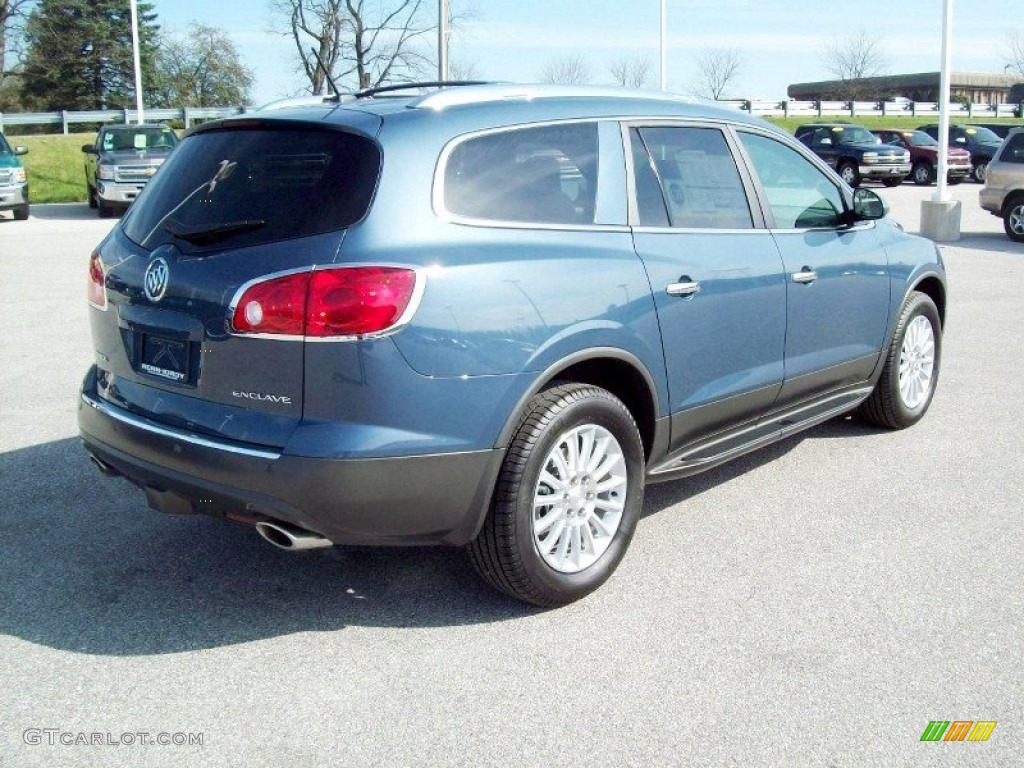 2012 Enclave FWD - Twilight Blue Metallic / Titanium photo #12