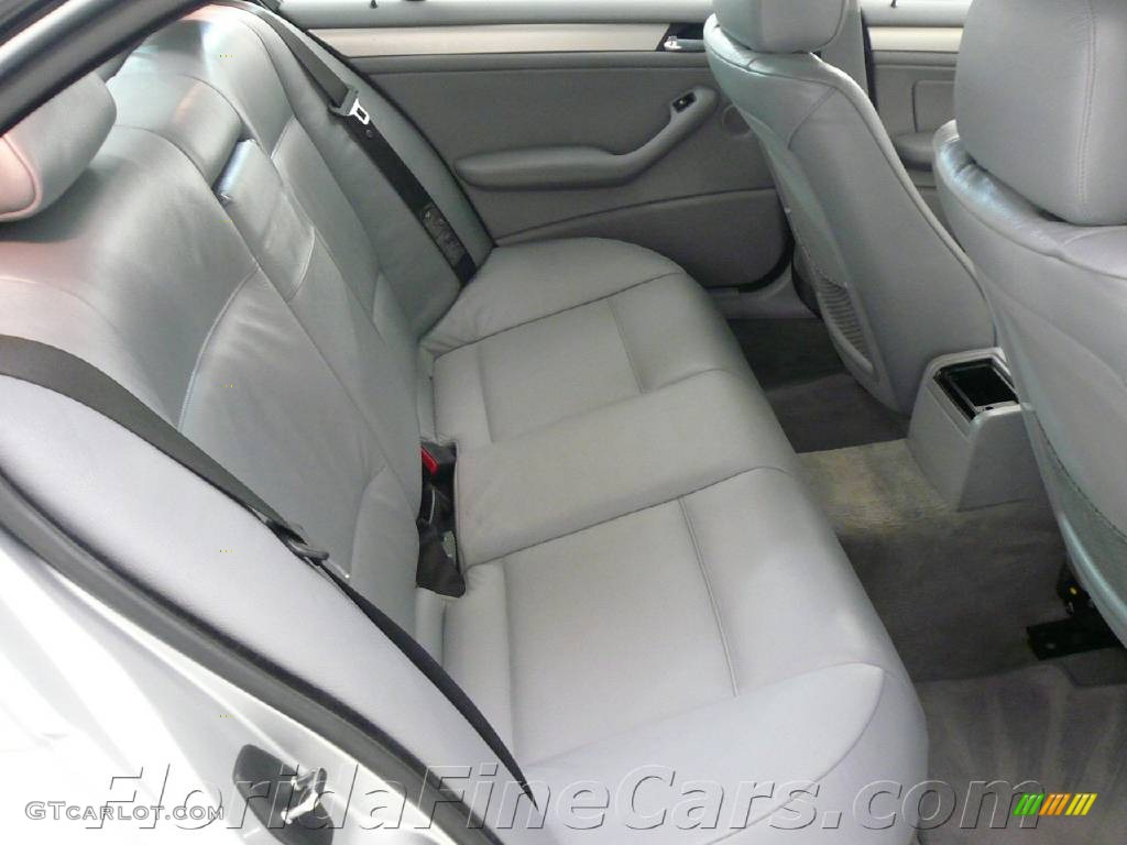 2002 3 Series 325i Sedan - Titanium Silver Metallic / Grey photo #14