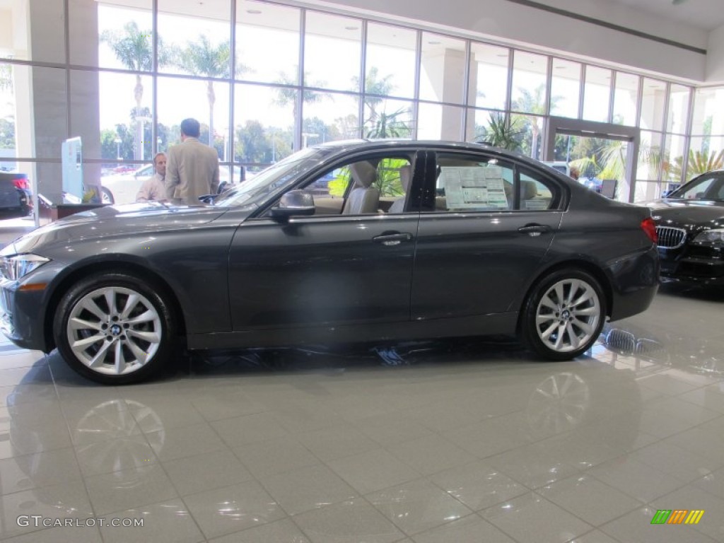 2012 3 Series 328i Sedan - Mineral Grey Metallic / Oyster/Dark Oyster photo #2