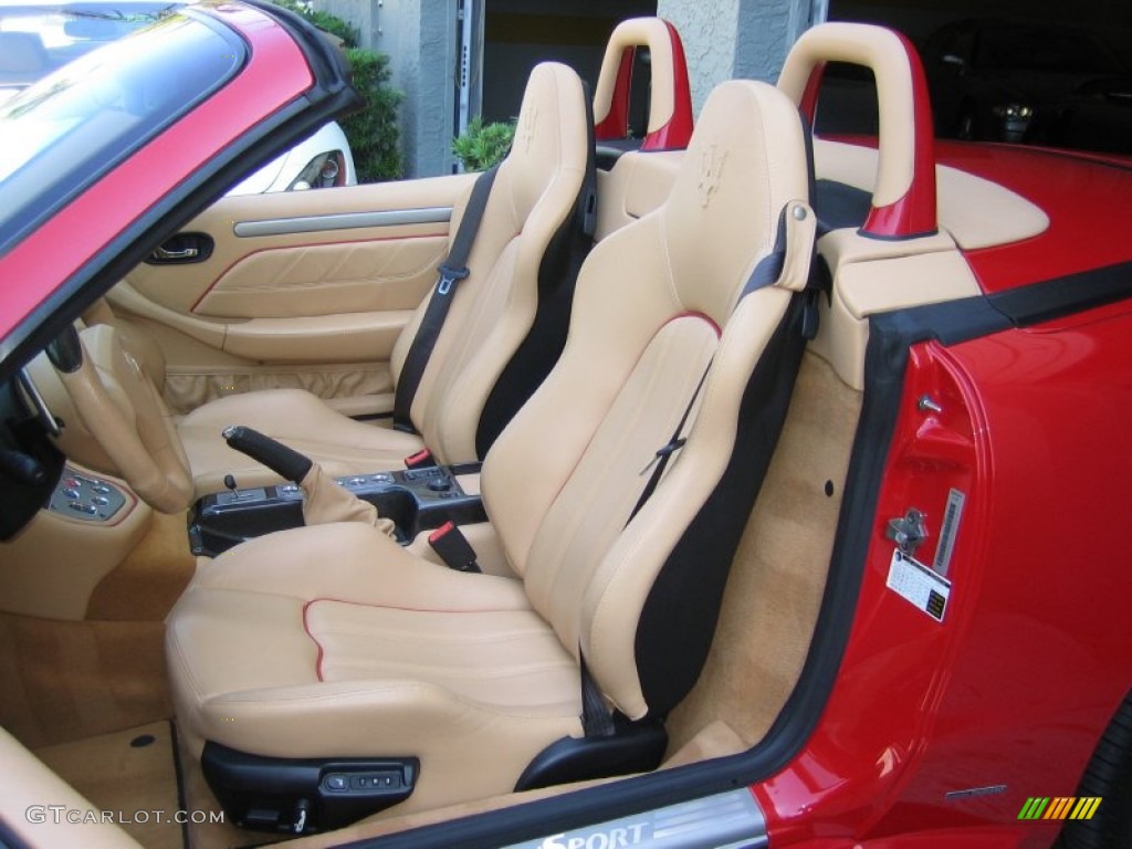 Beige Interior 2006 Maserati GranSport Spyder Photo #63349190