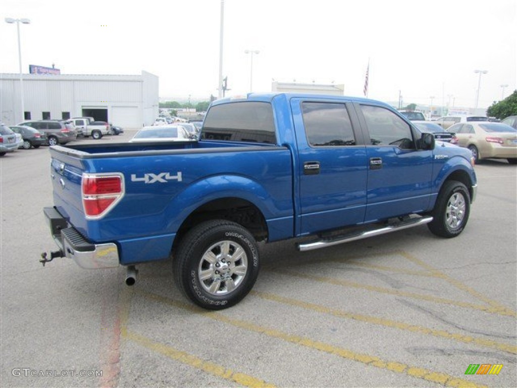 Blue Flame Metallic 2009 Ford F150 XLT SuperCrew 4x4 Exterior Photo #63349439