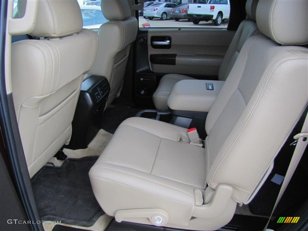 Sand Beige Interior 2010 Toyota Sequoia Platinum Photo #63349538