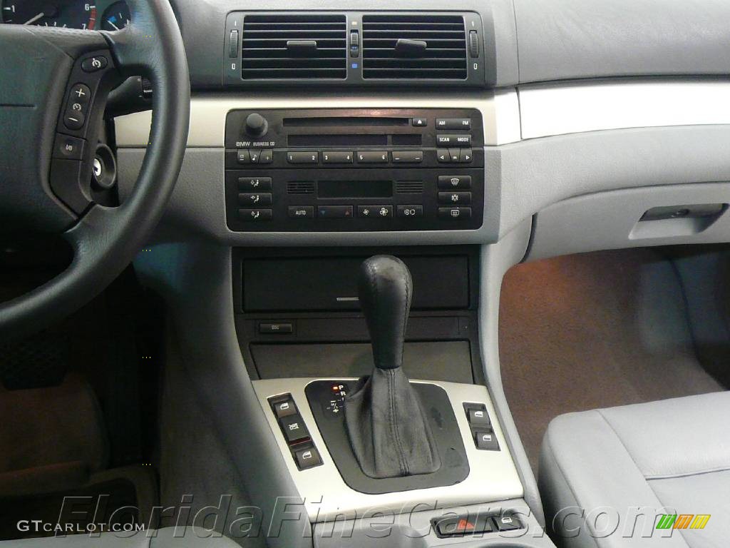 2002 3 Series 325i Sedan - Titanium Silver Metallic / Grey photo #18