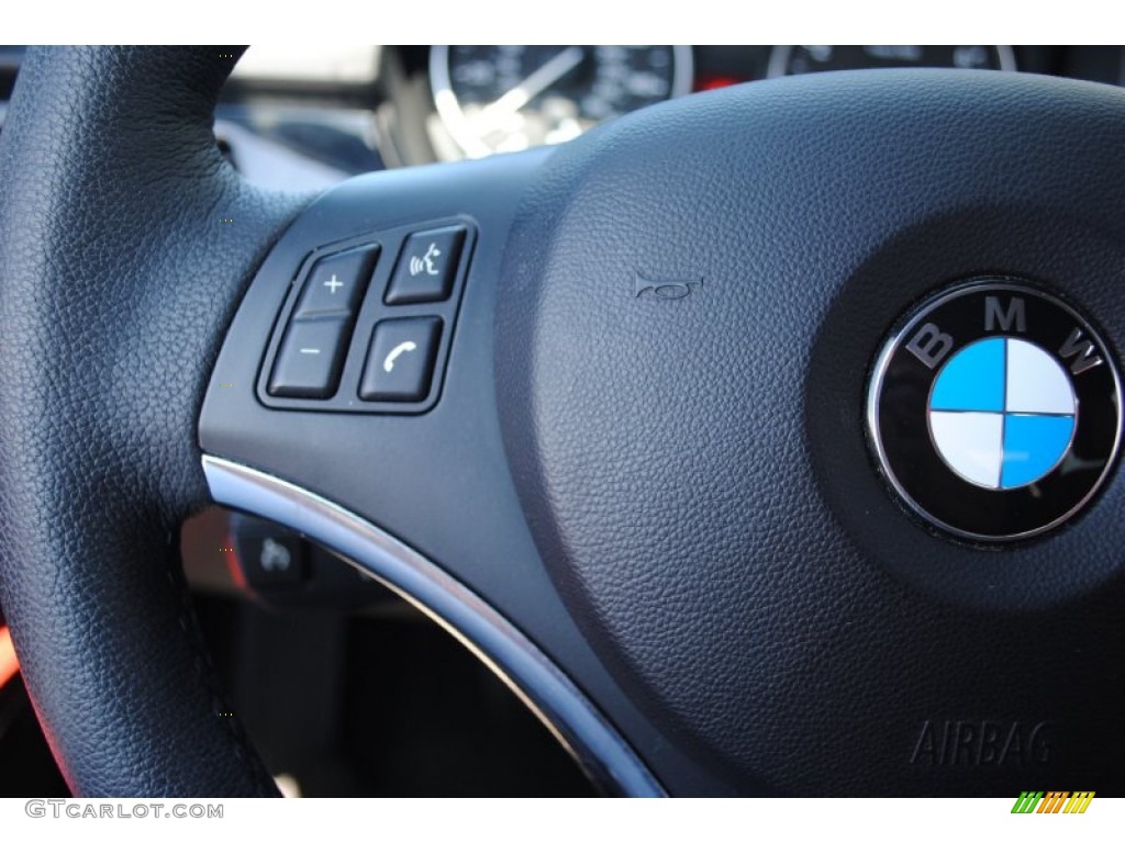 2009 3 Series 335i Convertible - Space Grey Metallic / Coral Red/Black Dakota Leather photo #14