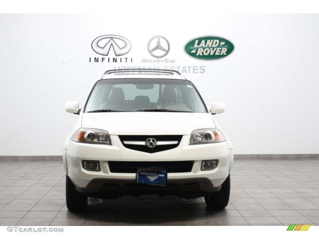 2004 MDX Touring - Aspen White Pearl / Saddle photo #3