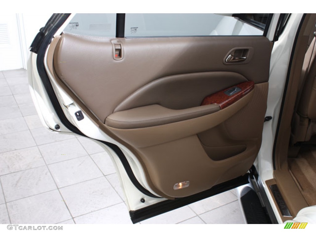 2004 MDX Touring - Aspen White Pearl / Saddle photo #15