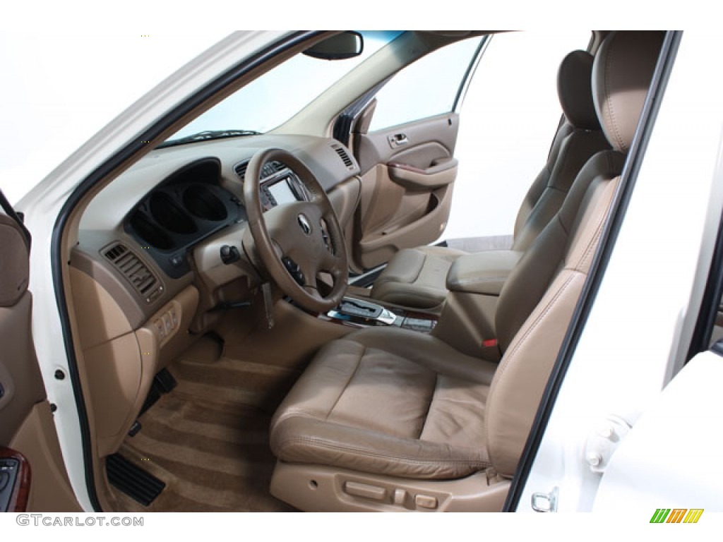 2004 MDX Touring - Aspen White Pearl / Saddle photo #18