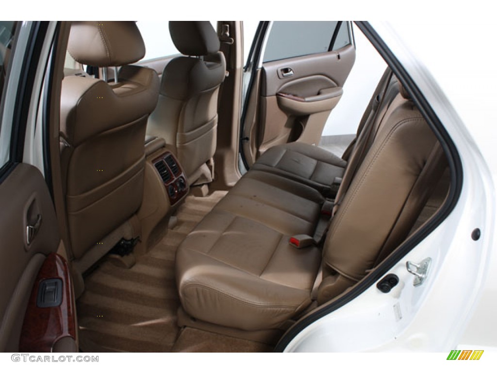 2004 MDX Touring - Aspen White Pearl / Saddle photo #19