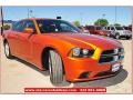 2011 Toxic Orange Pearl Dodge Charger Rallye  photo #8