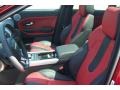 Dynamic Ebony/Pimento 2012 Land Rover Range Rover Evoque Dynamic Interior Color