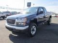 2012 Navy Blue GMC Canyon Work Truck Extended Cab 4x4  photo #3