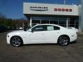 2012 Bright White Dodge Charger R/T Plus  photo #2