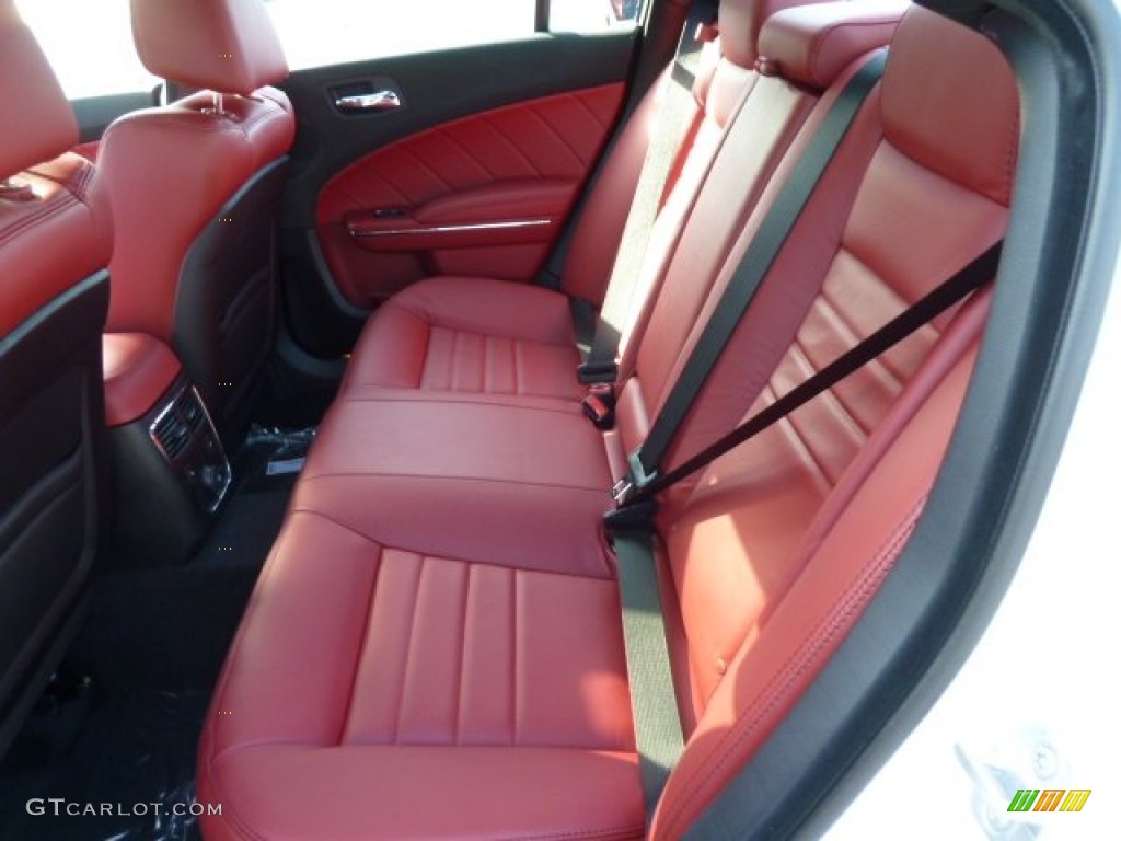 Black/Red Interior 2012 Dodge Charger R/T Plus Photo #63356024