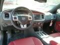 Black/Red 2012 Dodge Charger R/T Plus Dashboard