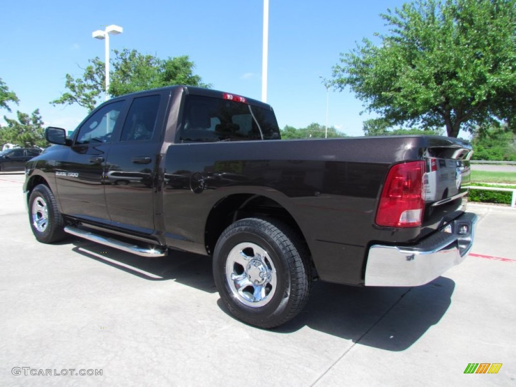 2011 Ram 1500 ST Quad Cab - Rugged Brown Pearl / Dark Slate Gray/Medium Graystone photo #3