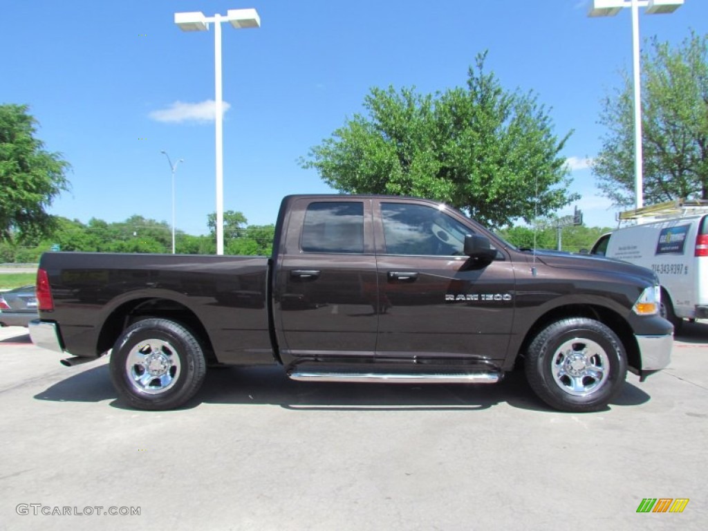 2011 Ram 1500 ST Quad Cab - Rugged Brown Pearl / Dark Slate Gray/Medium Graystone photo #6