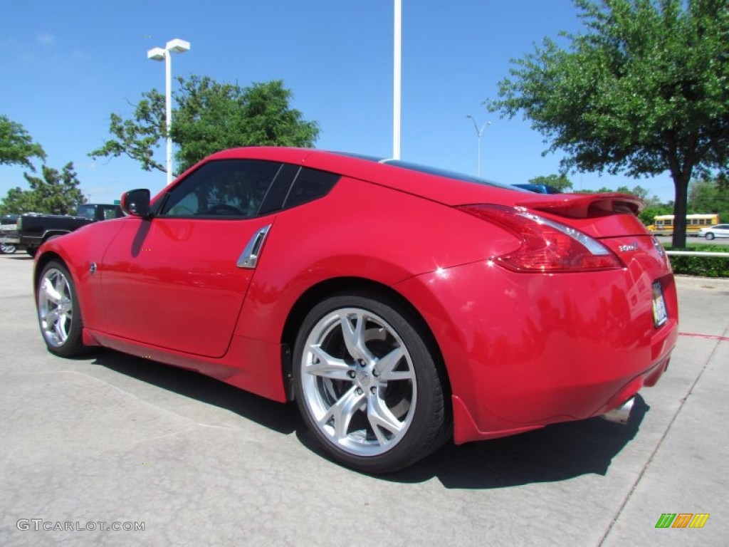 Solid Red 2010 Nissan 370Z Sport Coupe Exterior Photo #63356489