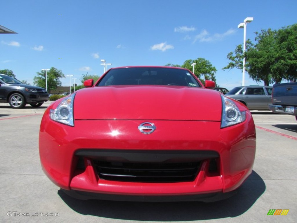 Solid Red 2010 Nissan 370Z Sport Coupe Exterior Photo #63356557