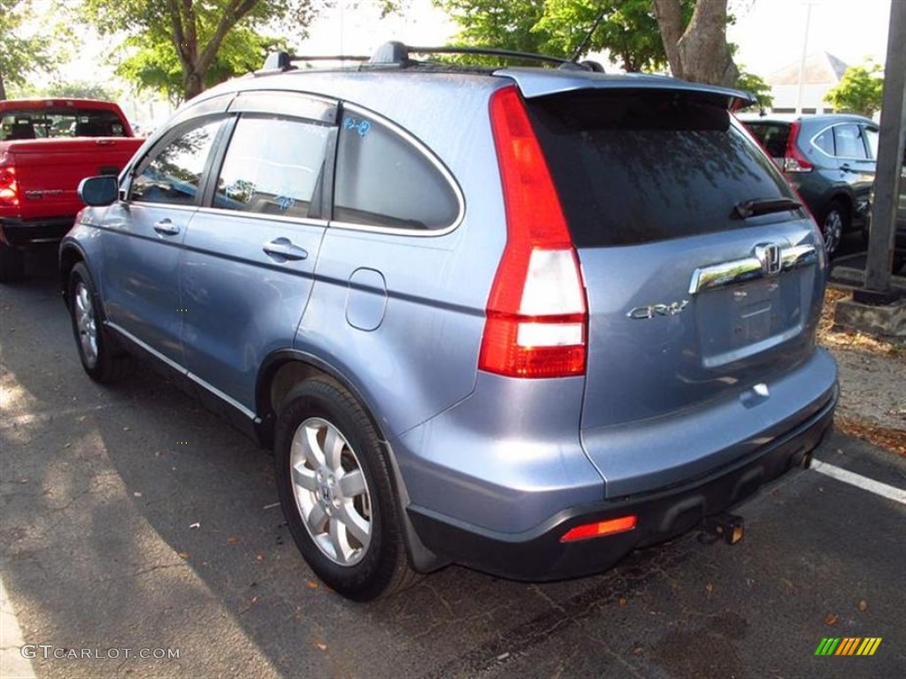 2007 CR-V EX-L - Glacier Blue Metallic / Black photo #3