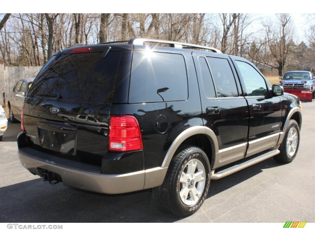 2004 Explorer Eddie Bauer 4x4 - Black / Medium Parchment photo #2
