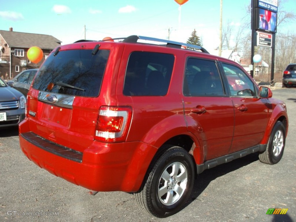 2010 Escape Limited 4WD - Sangria Red Metallic / Charcoal Black photo #17