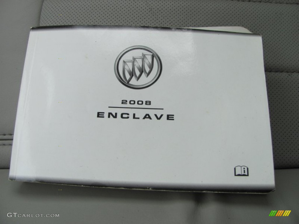 2008 Enclave CXL AWD - Carbon Black Metallic / Cashmere/Cocoa photo #4