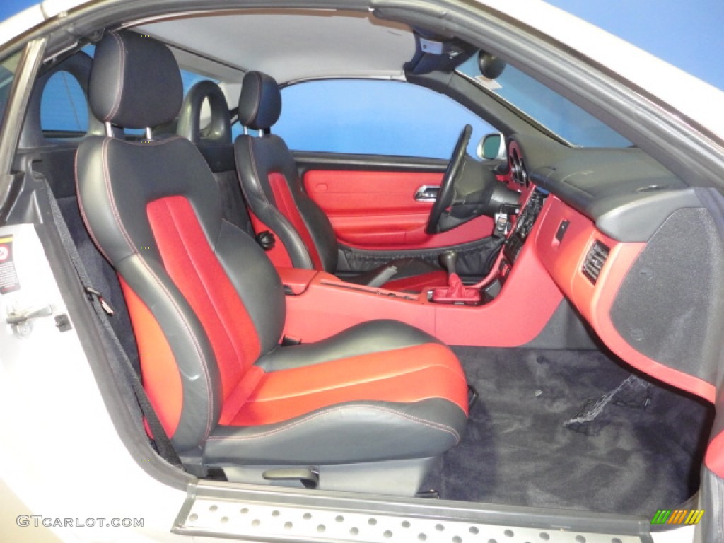 Salsa Red Interior 1999 Mercedes Benz Slk 230 Kompressor