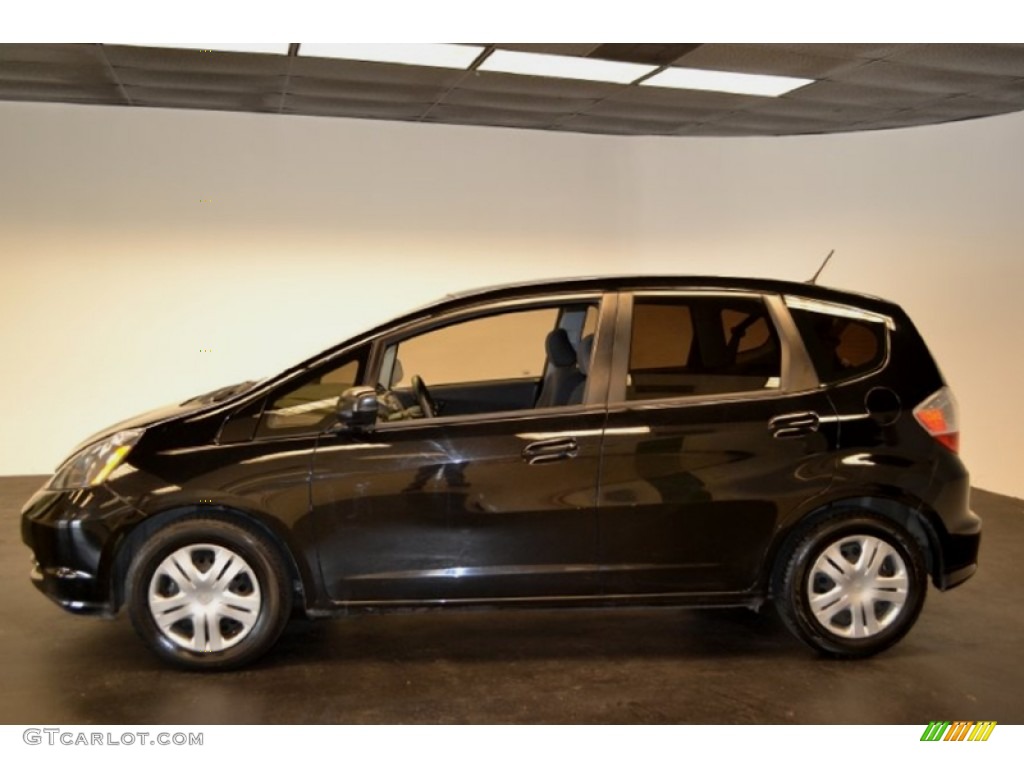 2010 Fit  - Crystal Black Pearl / Gray photo #3