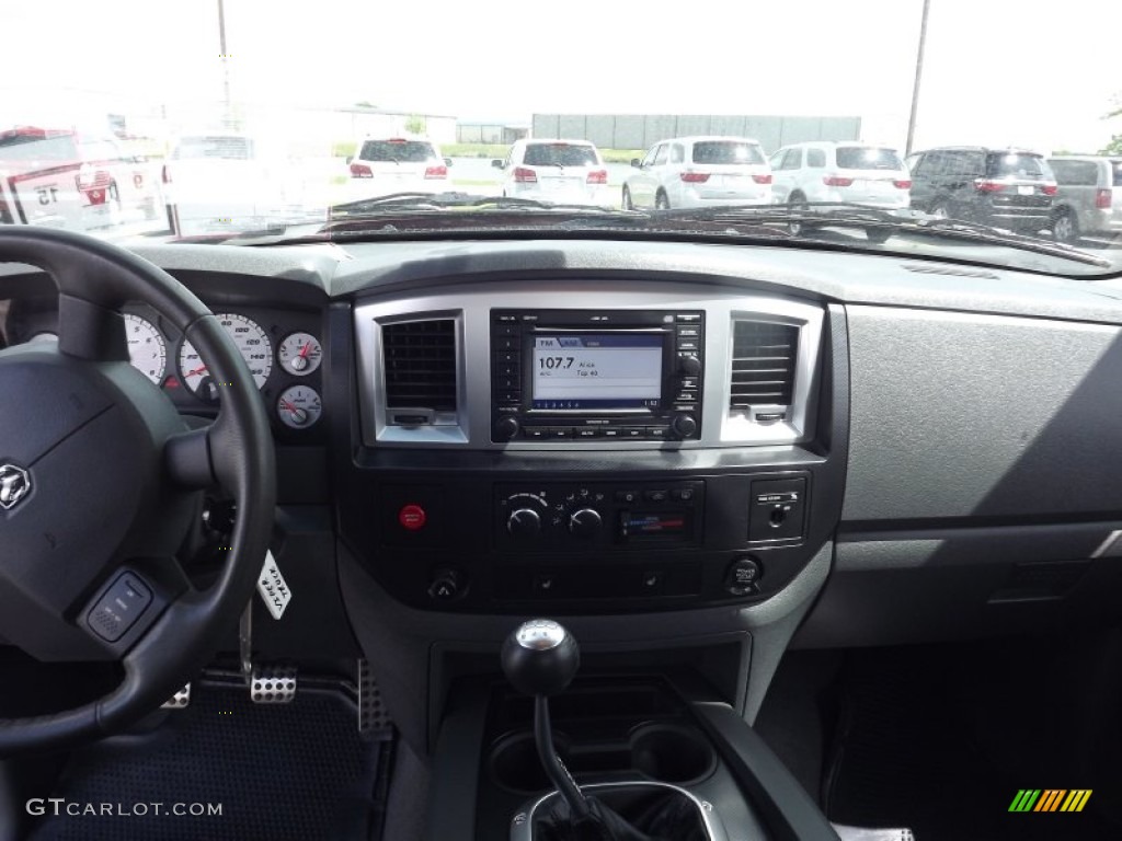 2006 Dodge Ram 1500 SRT-10 Regular Cab Medium Slate Gray Dashboard Photo #63360641