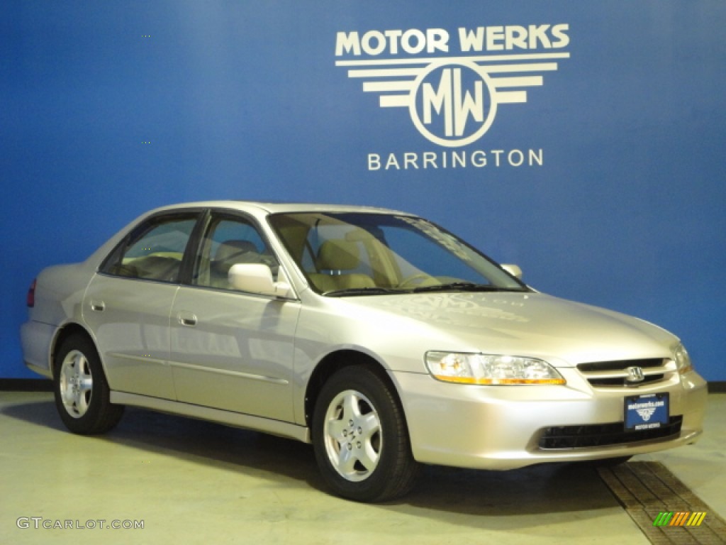 1999 Accord EX V6 Sedan - Satin Silver Metallic / Gray photo #1