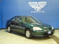 Clover Green Pearl - Civic EX Coupe Photo No. 1