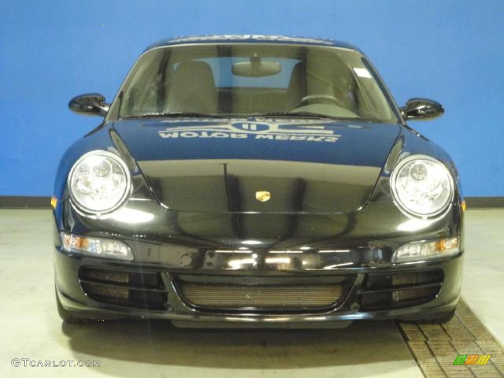 2008 911 Carrera 4S Coupe - Black / Black photo #2