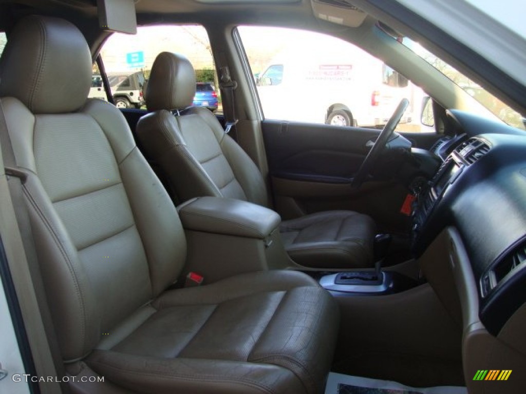 2006 MDX Touring - Aspen White Pearl / Saddle photo #35