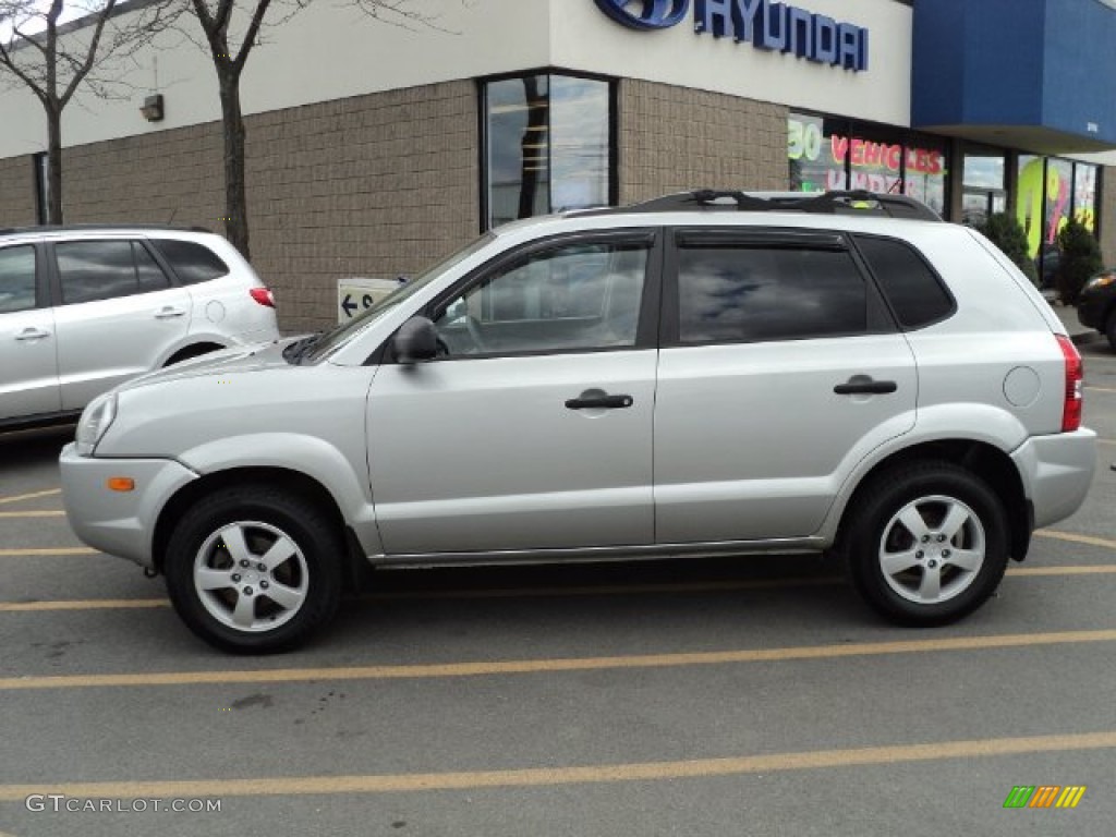 Platinum Metallic 2007 Hyundai Tucson GLS Exterior Photo #63365170