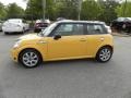 2009 Mellow Yellow Mini Cooper S Hardtop  photo #2