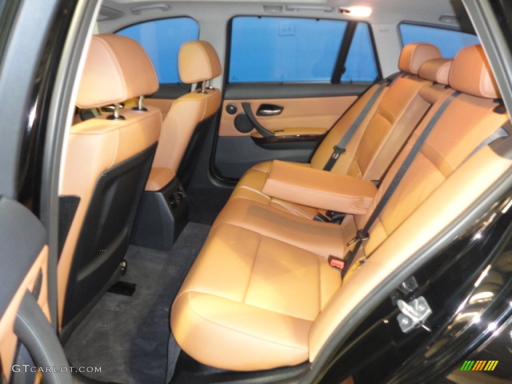 2011 3 Series 328i xDrive Sports Wagon - Jet Black / Saddle Brown Dakota Leather photo #21