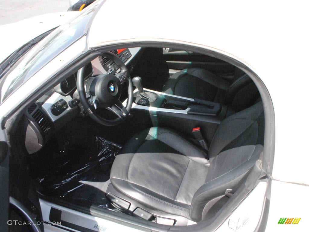 2008 Z4 3.0i Roadster - Alpine White / Black photo #11