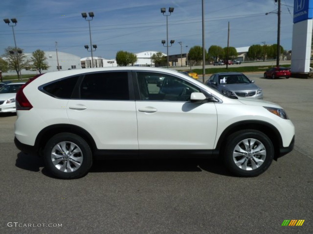 2012 CR-V EX 4WD - White Diamond Pearl / Beige photo #6