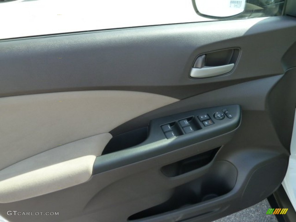 2012 CR-V EX 4WD - White Diamond Pearl / Beige photo #14