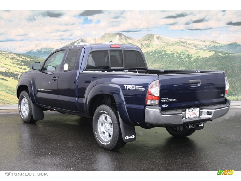 2012 Tacoma V6 TRD Access Cab 4x4 - Nautical Blue Metallic / Graphite photo #2