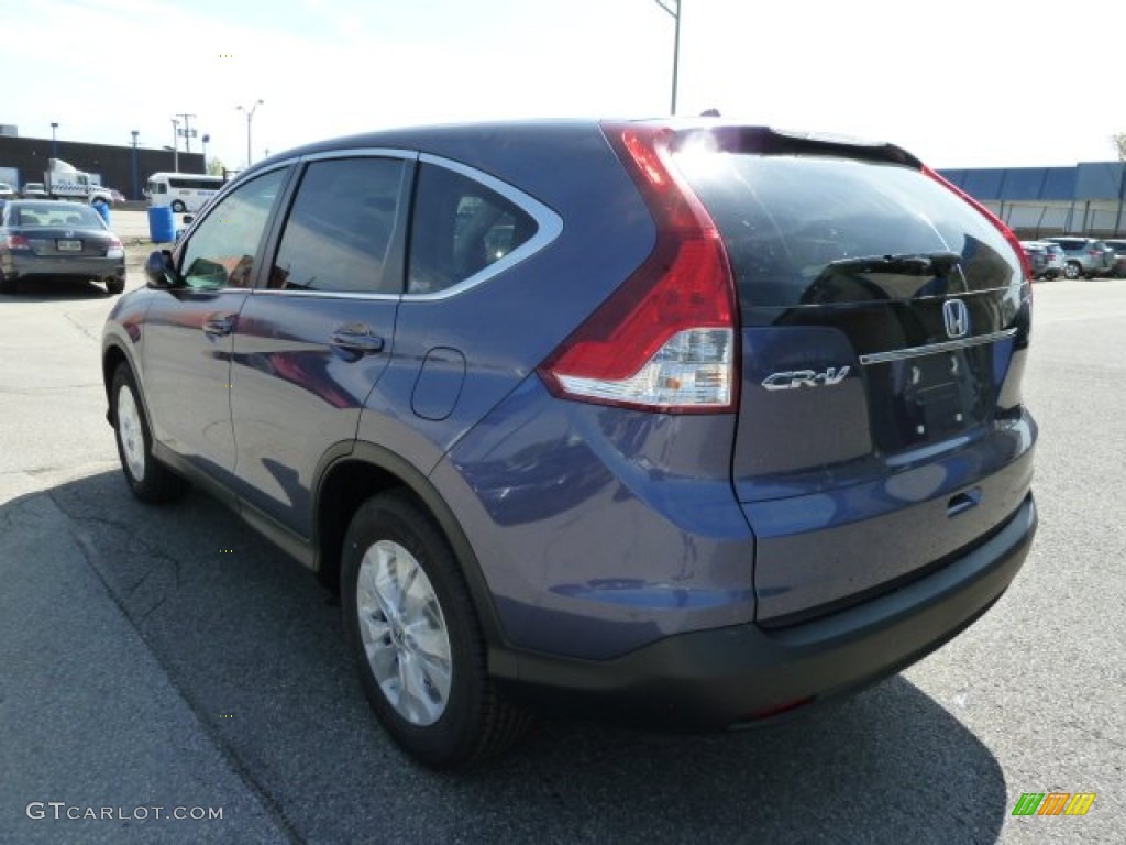 2012 CR-V EX 4WD - Twilight Blue Metallic / Gray photo #3