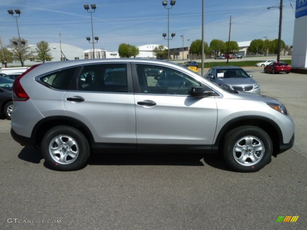 2012 CR-V LX 4WD - Alabaster Silver Metallic / Gray photo #6